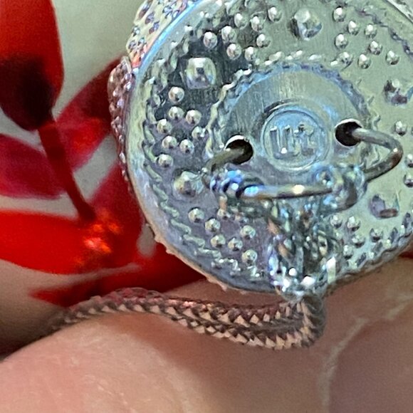 Czech Republic blown glass coquette heart Christmas tree ornaments set of 3 - Picture 12 of 12